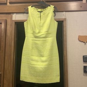 Tahari bright green dress. Missing the suit. In great condition